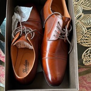 Florsheim Men's Brown Leather Derbys